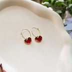 Scarlet Heart Sleek Hoops